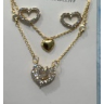 Due pezzi eleganti gioielli moda donna Design alla moda lega di alta qualità durevole senza nichel per abiti da festa zircone principale - Product Image 1