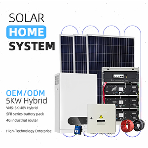 ระบบแผงโซลาร์เซลล์ AC ขนาด 5KW และ 10KW พร้อมโซลูชันการจัดเก็บพลังงานสำหรับบ้านแบบครบชุดพร้อมระบบจ่ายไฟฟ้า - Product Image 2