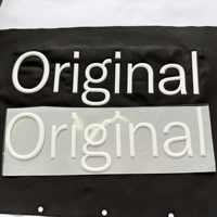 Lettres 3D en silicone personnalisées pour transfert thermique, avec support à froid, logo thermocollant, étiquette en caoutchouc écologique et lavable pour vêtements