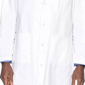 Bata de laboratorio profesional para hombres y mujeres de manga larga blanca unisex hecha con alta calidad en estilo único - Product Image 5