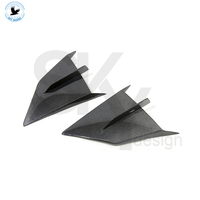 Nouveaux canards en fibre de carbone pour Lamborghini Huracan LP610 LP580, amélioration du pare-chocs avant avec découpes pour l'échappement et clips inclus