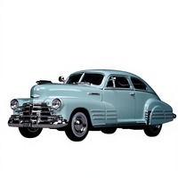 Machito 1 24 pour modèle de voiture classique vintage 1948, jouet de simulation en métal moulé sous pression avec emballage en boîte colorée, pour les 14 ans et plus
