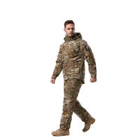 Traje Táctico de Camuflaje para Hombre, Invierno, Térmico, Resistente al Viento, Algodón, Uniformes de Entrenamiento para Exteriores, Venta al Por Mayor