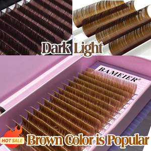 Brown Lash mở rộng khay hỗn hợp 005 Cashmere Lash mở rộng con người mở rộng lông mi cá nhân - Product Image 3