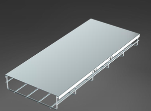 SS 304 <b>grid</b> cable tray, open <b>grid</b> cable trough, heat dissipation and ventilation, communication bridge tray - Product Image 2