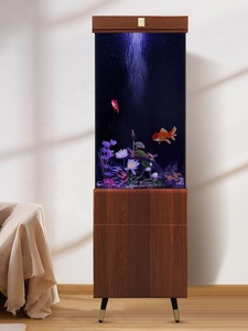 Acuario de Estilo Lujoso para Oficina o Sala de Reuniones con Filtro Silencioso y Cristal de Visión Completa - Product Image 3