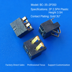 Connecteur à ressort pour support de batterie Quality Source BC-35-2P240 2P-7P, de qualité aéronautique, élastique, à pression positive, à montage plat - Product Image 5
