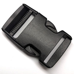 Hebillas de pompón para correas de mochila, hebilla de Liberación lateral de plástico para correas de mochila, accesorios de piezas de bolsa negra - Product Image 6