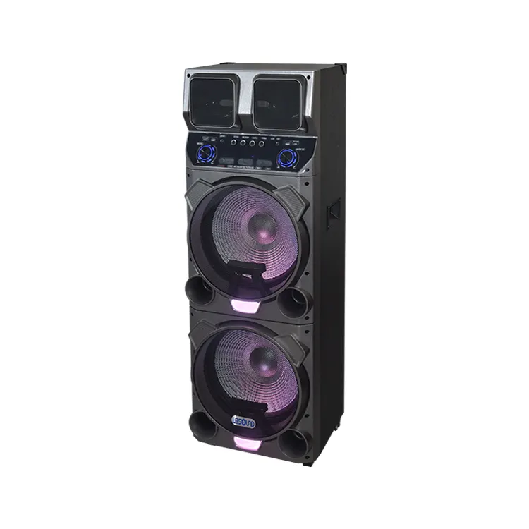 Subwoofer Speaker Hifi 15 Inci Sistem Speaker, Amplifier Dobel 15 Inci, Sistem Speaker Karaoke Teater Rumah