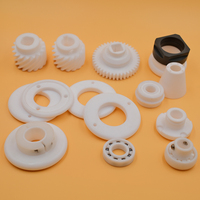 Rouleau de guidage à double roulement en PTFE avec profil central surélevé et billes en céramique ZrO2 pour équipement industriel
