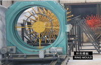 Machine à fabriquer des cages à poteaux de 800-1800 mm, machine à souder les cages en barres d'armature pour chantier de construction