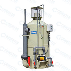 جهاز فصل البروتين الصناعي من كواوتر مصنوع من البولي بروبيلين بتدفق 120 متر مكعب/ساعة مع كأس تجميع للزراعة المائية البحرية التجارية - Product Image 3