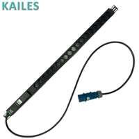 KAILES 240V 32A Unité de distribution d'alimentation industrielle (PDU) verticale en aluminium personnalisée avec 24 prises et 18 prises standard allemandes