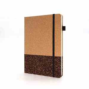 Sustainable Coffee Grounds & Leather Notebook Personalized Eco Multifunction Business Journal for Promotional Gift - Product Image 3