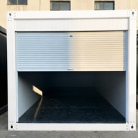 Maison conteneur préfabriquée modulaire portable de 20 pieds, multi-usage pour local de stockage, entrepôt et garage