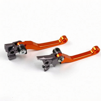 Leviers de frein et d'embrayage KTM pliables et réglables pour moto tout-terrain, motocross, enduro 250-530 SX SX-F XC XC-W EXC EXC-F