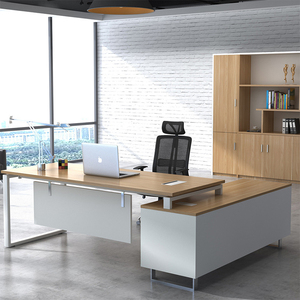 <span class=keywords><strong>Mesa</strong></span> De Oficina De melamina De lujo, accesorio De <span class=keywords><strong>Escritorio</strong></span> <span class=keywords><strong>tipo</strong></span> L con <span class=keywords><strong>mesa</strong></span> lateral - Product Image 6