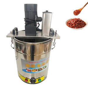 Cuve en acier inoxydable avec mélangeur, machine à mélanger le sirop chauffante, mélangeur électrique pour sauces, cuiseur vapeur électrique avec agitateur - Product Image 1
