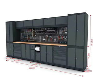 Gabinete de Almacenamiento de Herramientas Rodante de Alta Resistencia, Banco de Trabajo para Garaje, Taller Mecánico, Organizador de Herramientas, Caja de Herramientas Multifuncional - Product Image 2