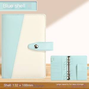 Carpeta de presupuesto A6 de cuero de mármol OEM más vendida, cuaderno encuadernado de hojas sueltas <span class=keywords><strong>para</strong></span> desafío de ahorro de <span class=keywords><strong>dinero</strong></span> y relleno de libros a cuadros - Product Image 4