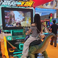 Simulateur de réalité virtuelle HEROVR : Expérience de tir en mouvement complet avec dinosaures réalistes pour le divertissement familial