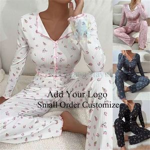 Set Pigiama Casual <span class=keywords><strong>Erotico</strong></span> da <span class=keywords><strong>Donna</strong></span>, Morbido <span class=keywords><strong>Abbigliamento</strong></span> Estivo in Maglia con Chiusura Elastica in Vita per Primavera e Autunno - Product Image 1