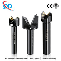 Fresa de Biselado Indexable Personalizada W30 W45 OEM CNC para Producción en Masa