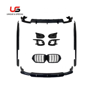 Kit carrozzeria ricambi Auto per <span class=keywords><strong>BMW</strong></span> <span class=keywords><strong>X6</strong></span> G06 modificato a black knight bodykit labbro anteriore diffusore posteriore minigonne laterali - Product Image 1