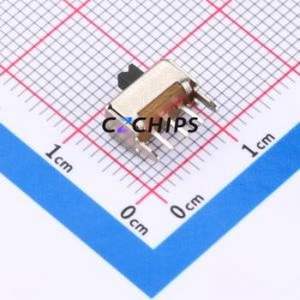 SS-12D02-VG2 Slide Switch Through hole-3P,8.6x4.5mm Switch Single Pole Double Throw Rectangle Pin Header PC Pin 8.6mm - Product Image 2