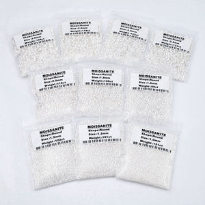 थोक 0.7-2.9MM बेरंग Synethic छोटे आकार गोल आकार सफेद डी/डेफ/जीएच वीवीएस स्पष्टता GRA moissanite कीमत प्रति कैरेट - Product Image 6