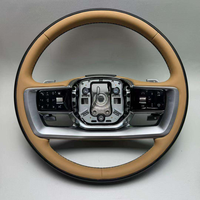 Volant en cuir personnalisé de qualité supérieure avec fibre de carbone pour Land Rover Range Rover Defender Discovery |   Style sportif de luxe