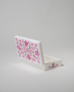 Hot Sale Rectangle Marble Jewelry <b>Box</b> Durable Decorative Storage Organizer Modern Dishwasher Safe Precious Jewelry Personal - Product Image 2