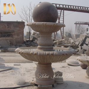 Arti ideali grande giardino di marmo Spinning acqua <span class=keywords><strong>fontana</strong></span> Design granito sfera rotante <span class=keywords><strong>fontana</strong></span> per la vendita - Product Image 4