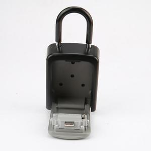 Yh2131 Ngoài Trời Không Thấm Nước Nhôm Và Sắt Ẩn Hộp Chìa Khóa Chống Trộm Kết Hợp Khóa Với Móc Áo Còng Và Mật Khẩu Mở Khóa - Product Image 6