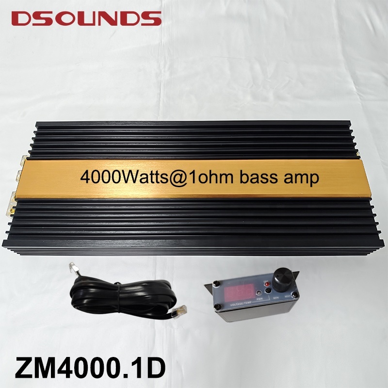 4000wrms @ 1Ω Bass Car Amplifier - Korean Design Mono Block