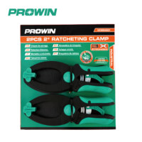 Serre-joints à cliquet à dégagement rapide PROWIN avec ouverture de mâchoire de 1,5 pouce et gorge de 1,5 pouce, lot de 4