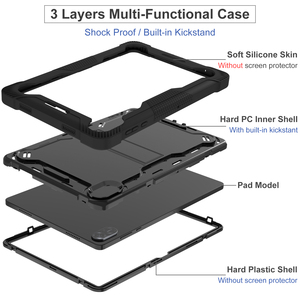 Funda Resistente a Golpes para <span class=keywords><strong>Tablet</strong></span> con Soporte, Cubierta Protectora de Doble Capa de Alta Resistencia para Tablets <span class=keywords><strong>Honor</strong></span> Pad X8a de 11 Pulgadas - Product Image 3