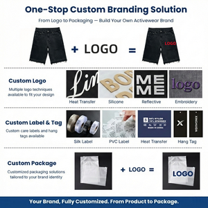 Hot Supplier Custom Vintage Washed Rhinestone Denim Shorts Man's Bling Crystal <b>Beaded</b> Jean Shorts TKAN833 Summer Fashion Shorts - Product Image 4