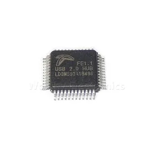 Circuito integrado USB 2,0, chip de control de interfaz, LQFP48 FE1.1 FE1.1-AQFP48A