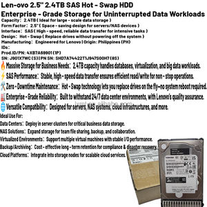 핫 세일 렌-ovo 4XB7A69901 2.4TB SAS HDD - Product Image 5