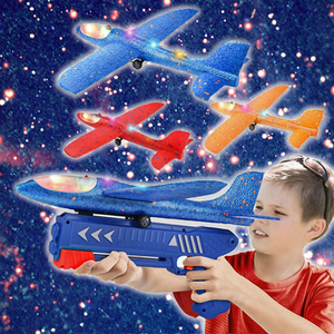 Chengji Electronic Airplane Launcher LED Foam Glider 2 Flight Mode Outdoor Sports Toy Pistol <strong>Gun</strong> 14+ Gifts - Product Image 3