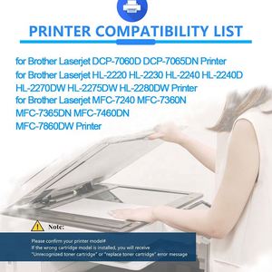 ตลับหมึกโทนเนอร์ TN2220 ใช้แทนตลับหมึก TN450 สำหรับเครื่องพิมพ์บราเดอร์ DCP-7055 7060D 7070DW ตลับหมึก TN2250 - Product Image 5