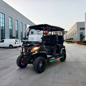 Carrito de Golf Eléctrico Personalizado de 4 Plazas, Homologado para Circular en California, con Diseño Innovador, Batería de Plomo-Ácido, Autonomía de 90 km, Motor AC, Carrocería Tipo Camioneta, Certificado CE - Product Image 1