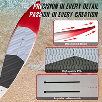 Planche de surf en carbone dur OEM 110L KiteSurfing Downwind Wing Foil Wingfoil Paddle sup Hydroptère debout pour les eaux de l'océan Play Board