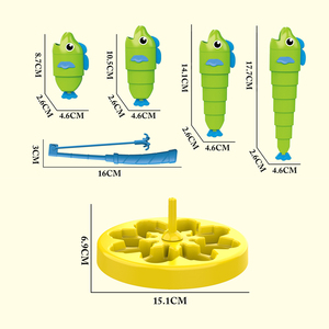 ของเล่นเกมตกปลาเบเมย์ ของเล่นปลาที่สามารถงอได้สำหรับ<span class=keywords><strong>เกม</strong></span>ตกปลา 2 ผู้เล่น <span class=keywords><strong>เกม</strong></span>ตกปลาสำหรับครอบครัว - Product Image 6