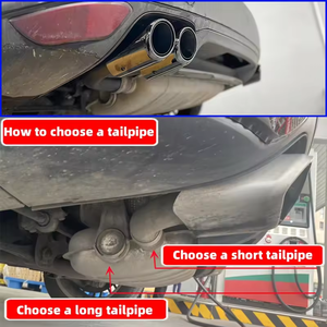 ปลายท่อไอเสียรถยนต์ Sypes สำหรับ2014 2010พอร์ชพริกป่น958-1 <span class=keywords><strong>GTS</strong></span> 304ปลายท่อกลมสเตนเลสสตีล - Product Image 2