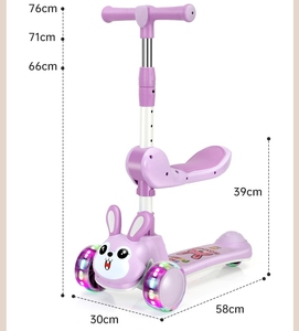 Best Seller pieghevole pieghevole Kid <span class=keywords><strong>Kick</strong></span> 3 ruote per bambini Scooter pieghevole per bambini - Product Image 4