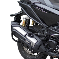 Kit complet pour Adv350 : Barres de protection avant et arrière, barre de protection, pare-chocs anti-chute, porte-bagages arrière et protection d'échappement