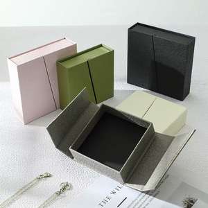 Dubbele Flip Magnetische Biologisch Afbreekbare Luxe Kraft Papier Verjaardagskado Doos Stansen Clamshell Vorm Mat Laminatie Embossing - Product Image 1