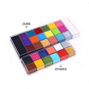 Kit de peinture personnalisé Bw-Bp01 pour enfants et adultes - Maquillage de fête cosplay personnalisé, peinture pour le visage et le corps non toxique multicolores - Product Image 3